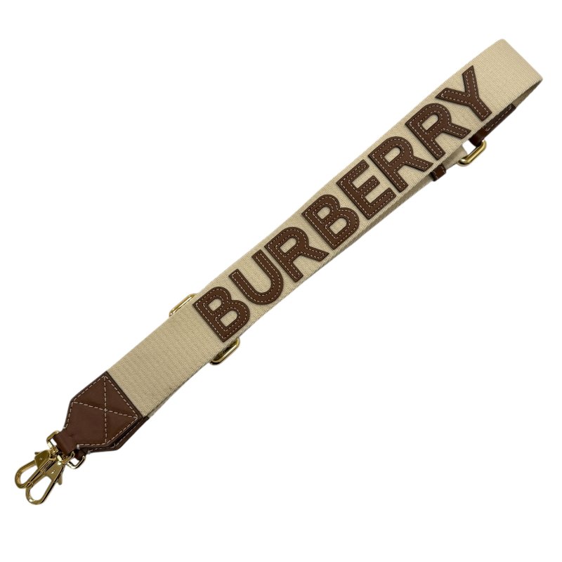 BURBERRY 巴寶莉 帆布 背帶 米色-0
