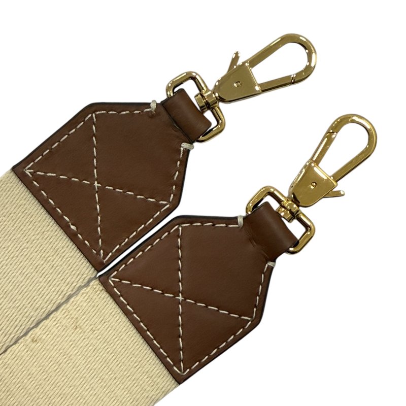 BURBERRY 巴寶莉 帆布 背帶 米色-4