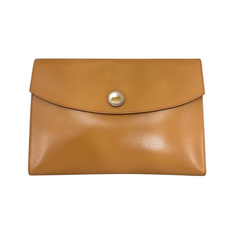 Hermès 駝色手拿包