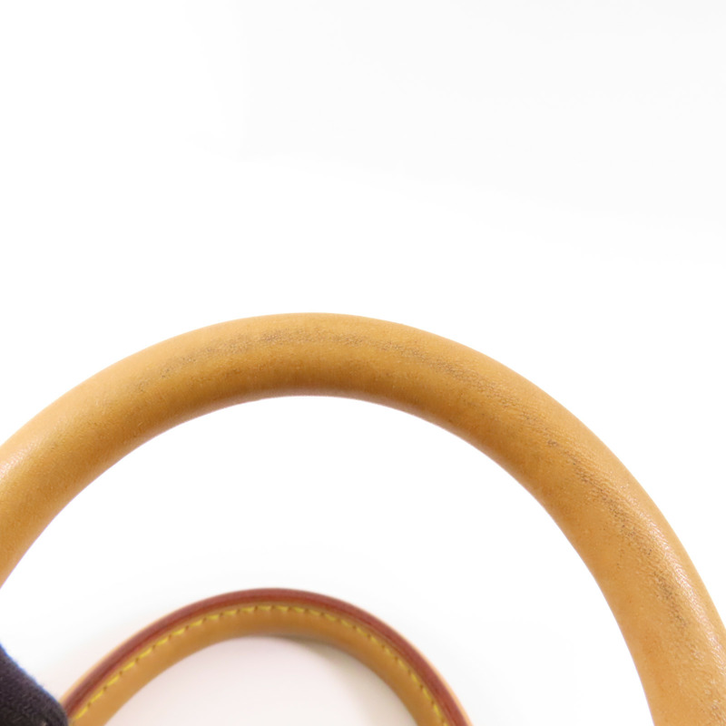 LOUIS VUITTON Monogram Trouville金扣手挽袋棕色-15