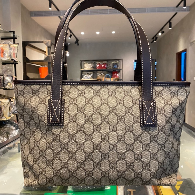 GUCCI 老花pvc小購物包-1