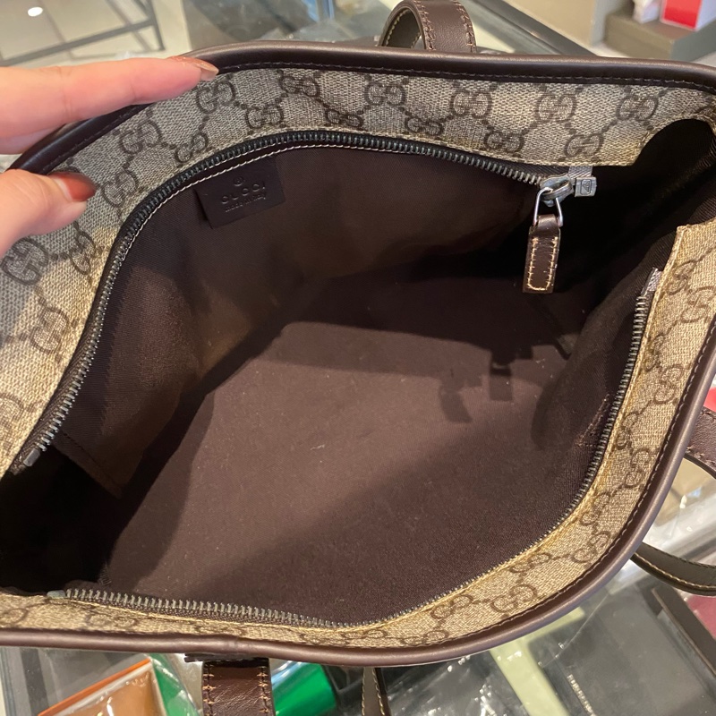GUCCI 老花pvc小購物包-7