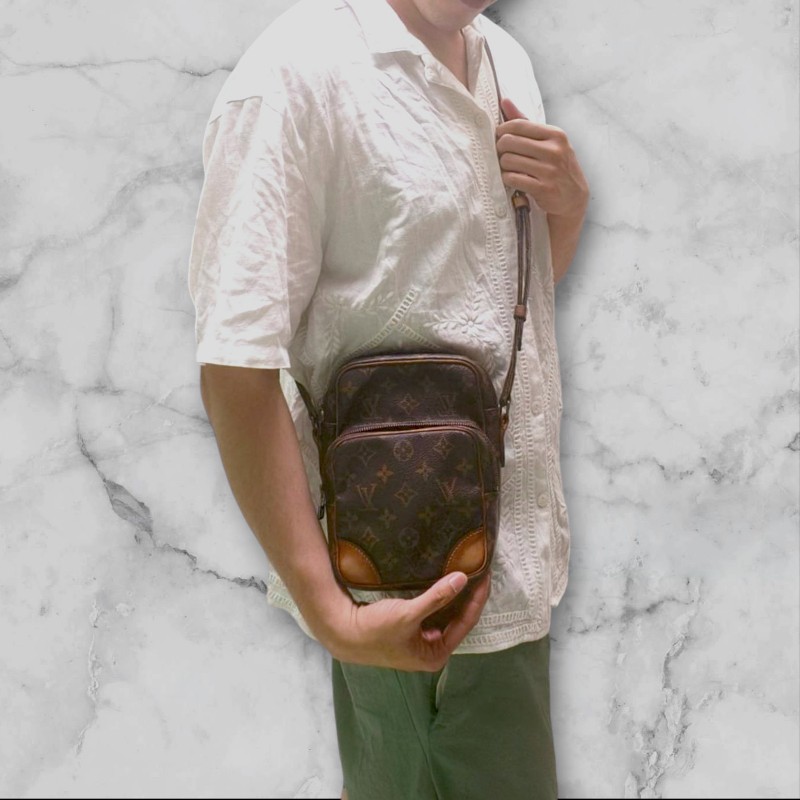 🌺盛夏折扣🌺快閃一週甜價至7/20‼️㊣✨Louis Vuitton✨路易威登 LV 老花 雙層 相機包 肩背包 斜背包 /二手精品/二手包🌳二手樹屋🌳-43