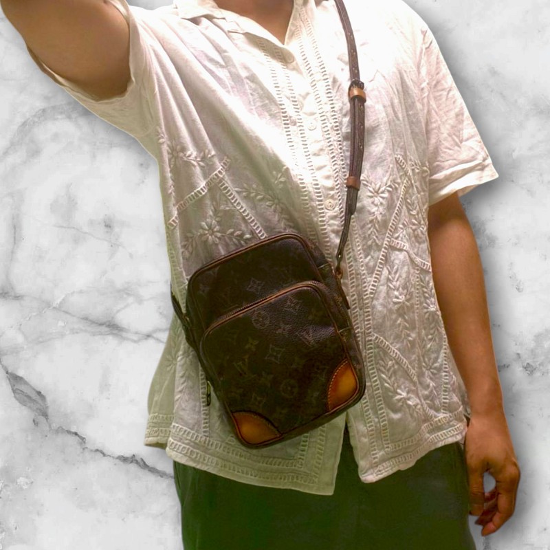 🌺盛夏折扣🌺快閃一週甜價至7/20‼️㊣✨Louis Vuitton✨路易威登 LV 老花 雙層 相機包 肩背包 斜背包 /二手精品/二手包🌳二手樹屋🌳-44