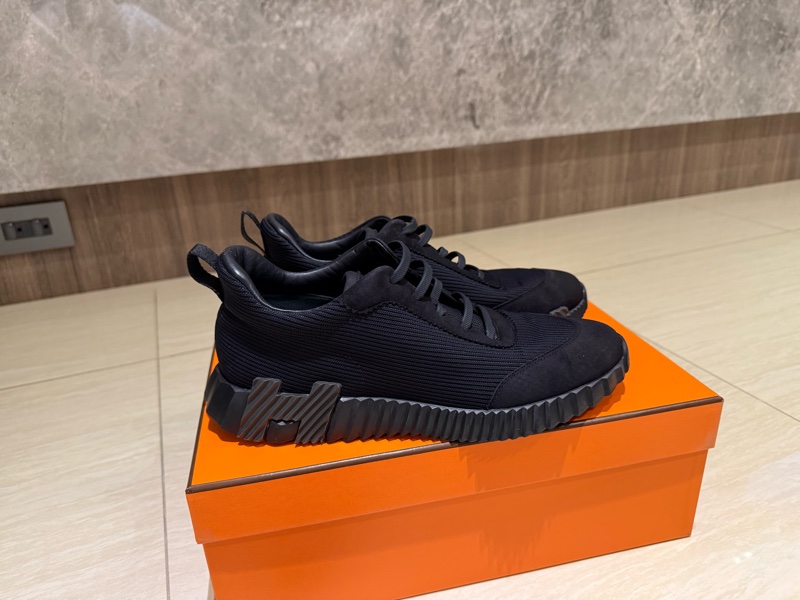 Hermes 愛馬仕Bouncing sneaker 全黑So Black 二手男士休閒鞋-0