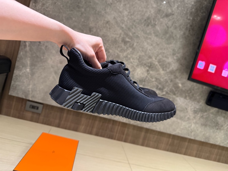 Hermes 愛馬仕Bouncing sneaker 全黑So Black 二手男士休閒鞋-5