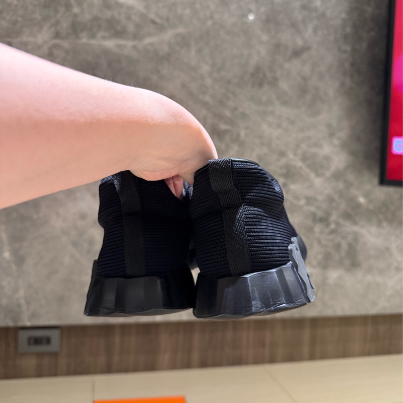 Hermes 愛馬仕Bouncing sneaker 全黑So Black 二手男士休閒鞋-8