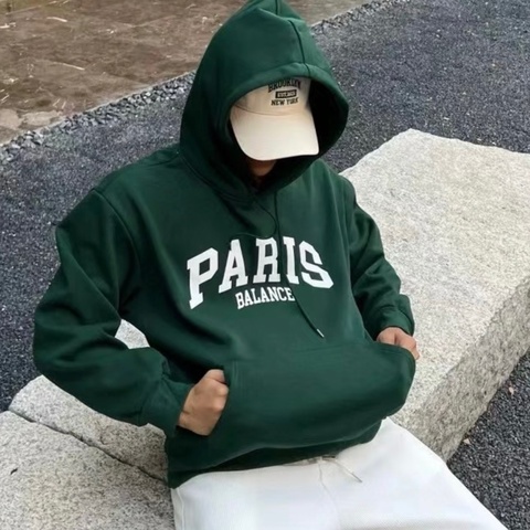 BALENCIAGA 巴黎世家 城市系列Paris logo帽T