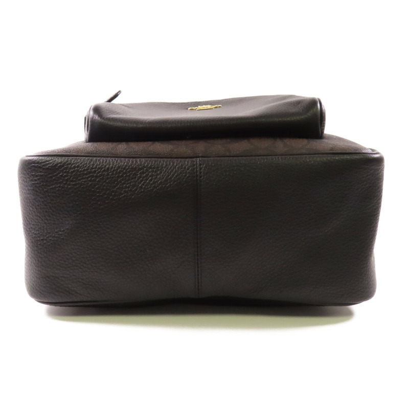 COACH 塗層帆布Rucksack金扣背包-3