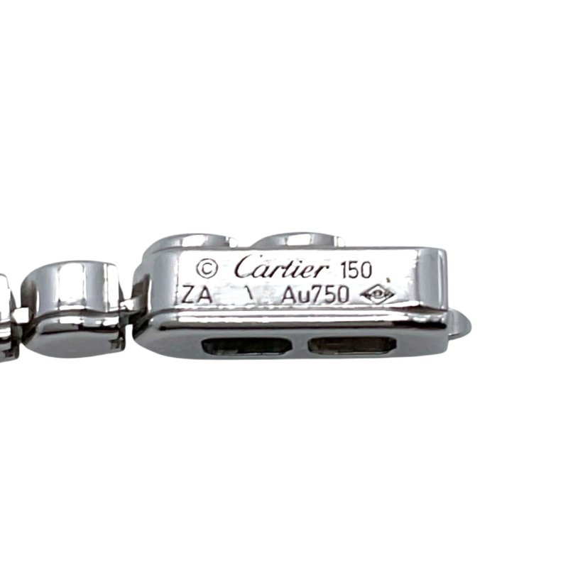 Cartier 卡地亞 18K 白金 經典 鑽石 手鏈-2