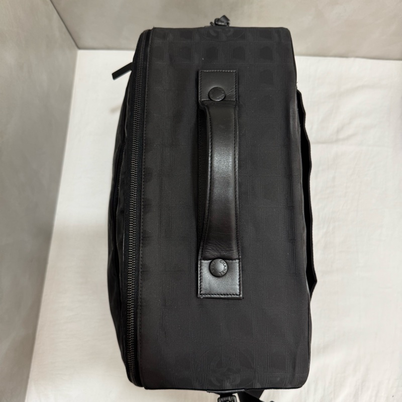 Chanel 黑色冰格旅行袋-21