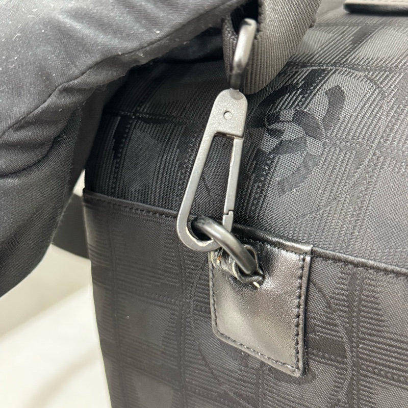 Chanel 黑色冰格旅行袋-26