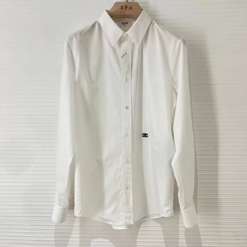 促銷品 CELINE 男士襯衫 白色 40碼-0