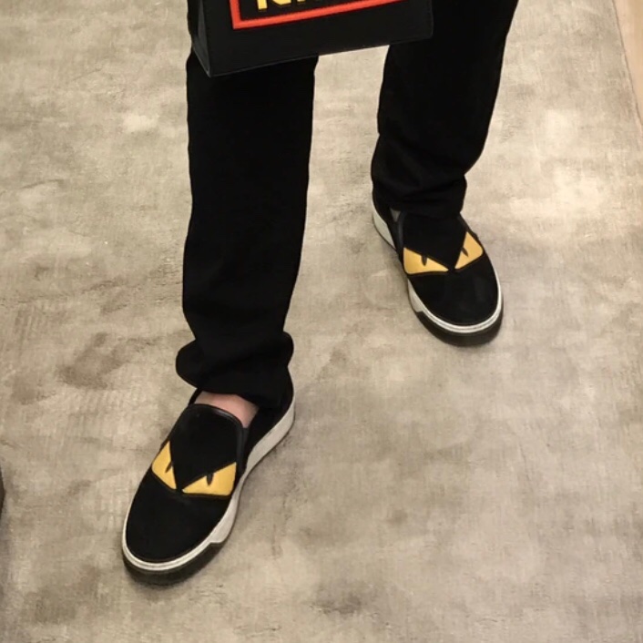 FENDI Sneaker 7E0904 黑底銀眼-7