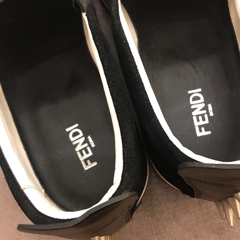 FENDI Sneaker 7E0904 黑底銀眼-11