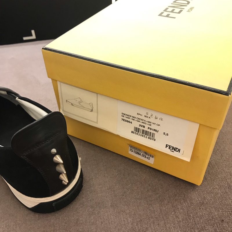 FENDI Sneaker 7E0904 黑底銀眼-14