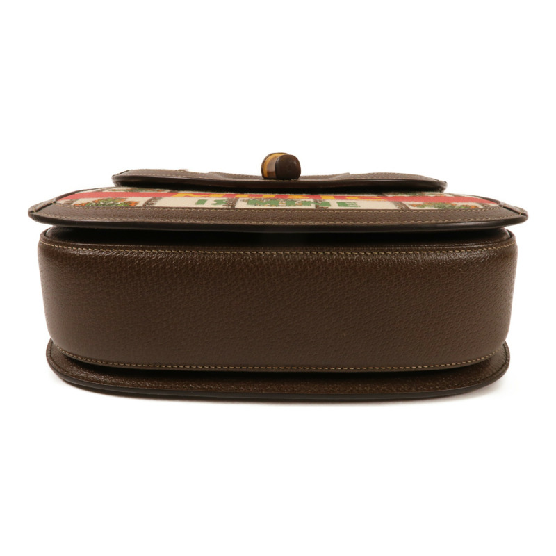 GUCCI 帆布Bamboo bag手挽肩背兩用袋-3