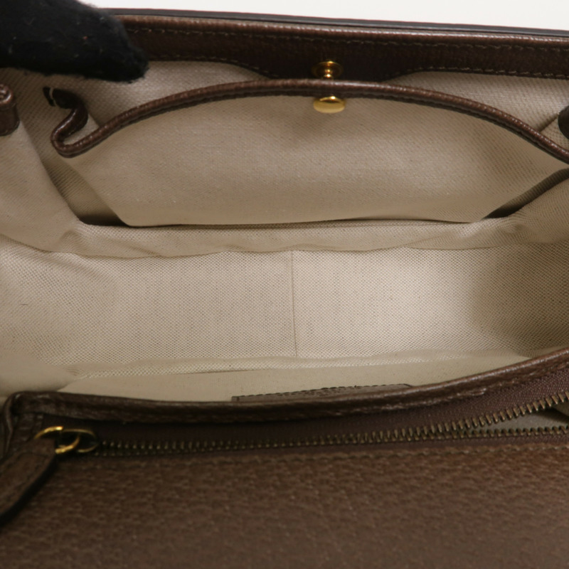 GUCCI 帆布Bamboo bag手挽肩背兩用袋-10