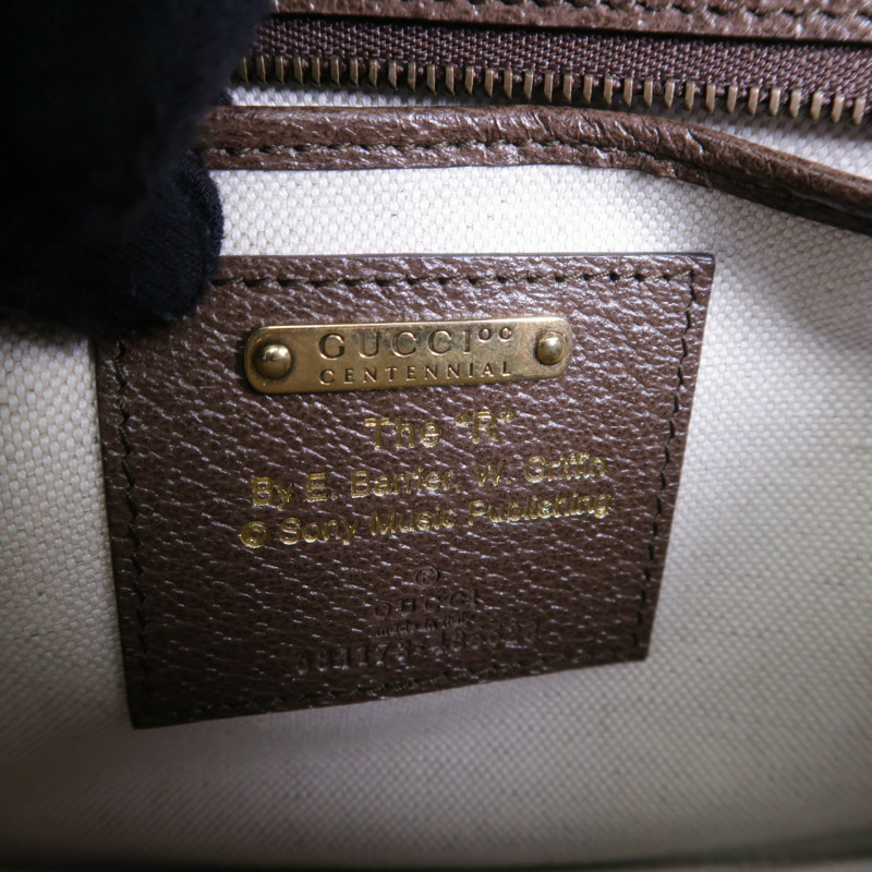 GUCCI 帆布Bamboo bag手挽肩背兩用袋-11