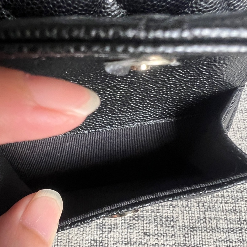 Chanel 荔枝黑金小書包-34