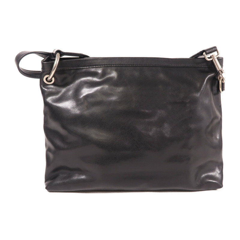 GIVENCHY 牛皮皮革Shoulder Bag銀扣肩背袋-1