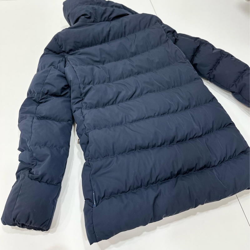 MONCLER 藏藍色 立領 夾克 輕羽絨 長版羽絨外套 羽絨外套 防風外套 外套-2