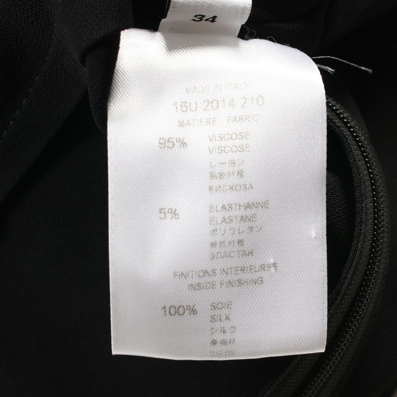 GIVENCHY 洋裝 #34 1602014210 人造絲 黑色 二手-3