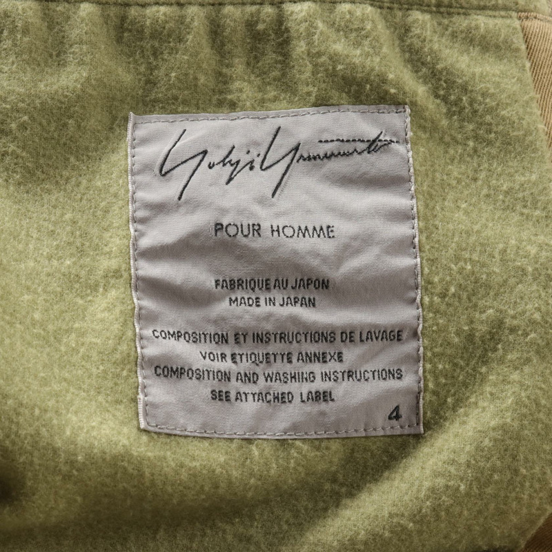 Yohji Yamamoto POUR HOMME M-65 外套 HP-Y01-0024 棉卡其色二手男款 4 碼-2