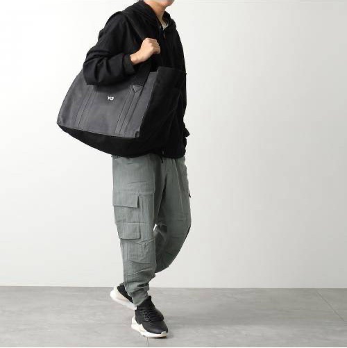 Y-3 logo 壓紋 皮質 托特包 肩背包 手提包 購物包 購物袋-3