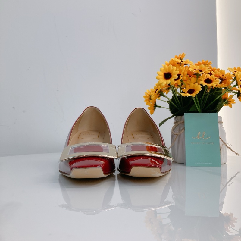 MS0237 羅傑維維亞女士金屬扣單層皮鞋 35.5碼-2