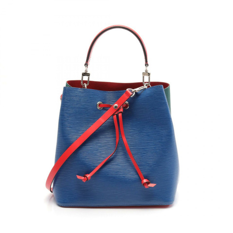 LOUIS VUITTON Neonoe 手提斜背包 M55395 Epi 藍綠紅紅二手