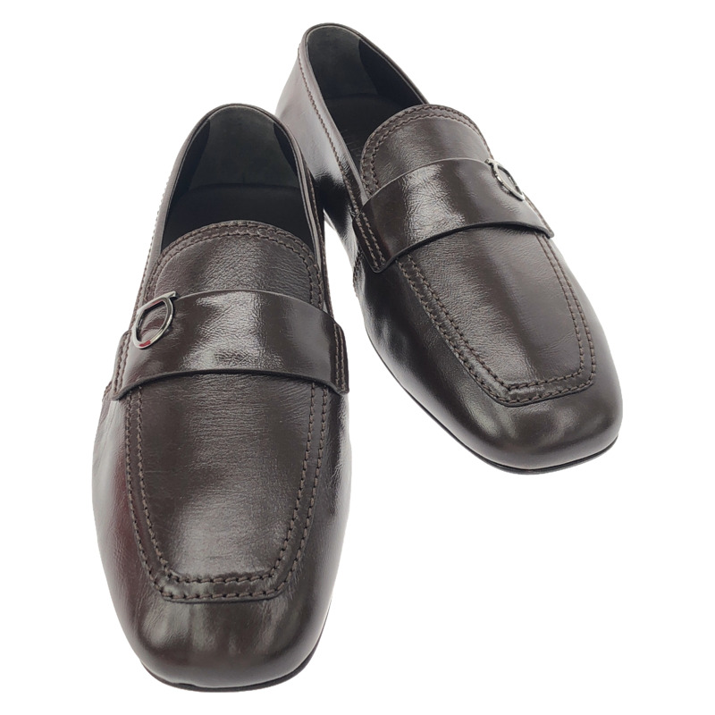 Salvatore Ferragamo 樂福鞋 2361277235738 皮革 棕色 全新 女款 #8-0