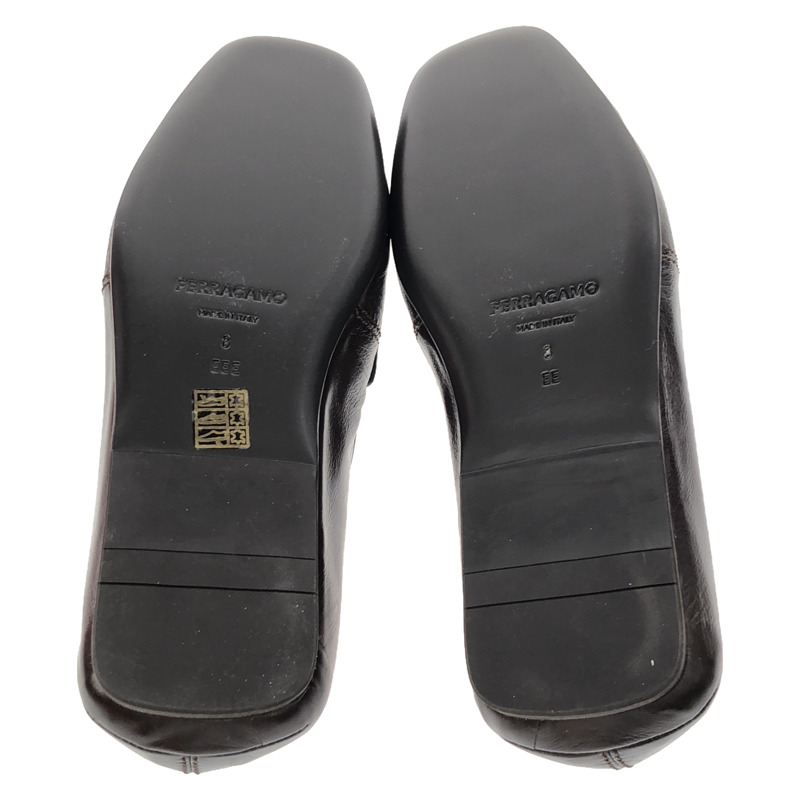 Salvatore Ferragamo 樂福鞋 2361277235738 皮革 棕色 全新 女款 #8-3