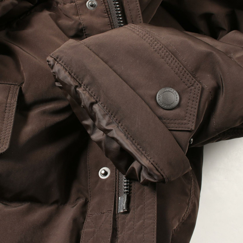 BURBERRY LONDON 羽絨外套 A1C59-831-55 聚酯纖維/尼龍 棕色 二手男裝-8