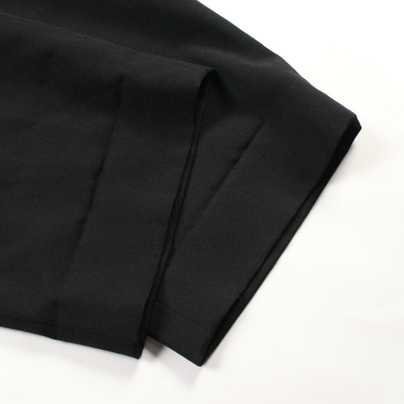 Yohji Yamamoto POUR HOMME 褲子 HD-P58-100 羊毛 黑色 二手 男款 尺寸 2-5