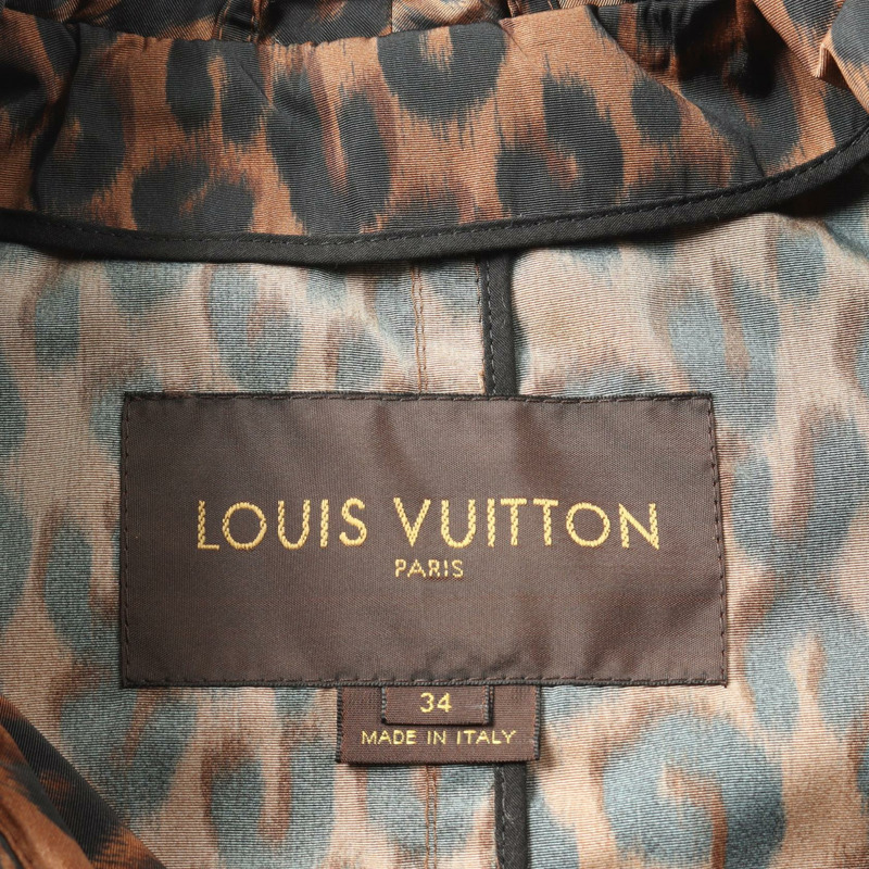 LOUIS VUITTON 其他外套 尼龍 棕色 黑色 二手 女士-2