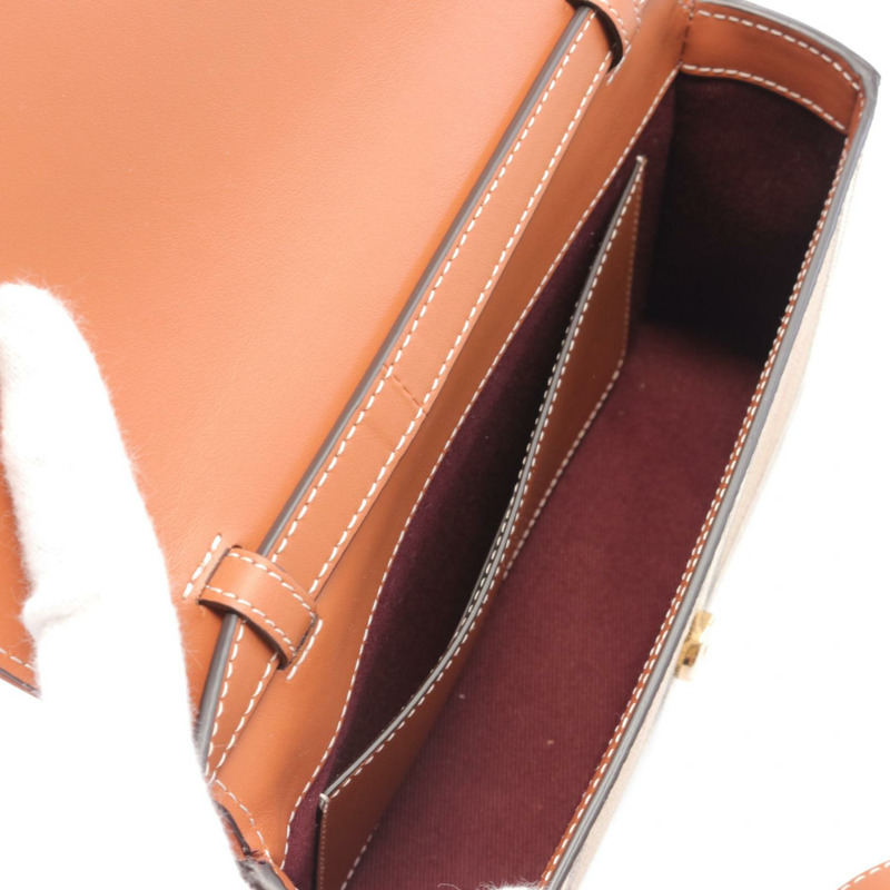 BURBERRY 單肩包 8094435 帆布皮革米色棕色多色全新女款-2