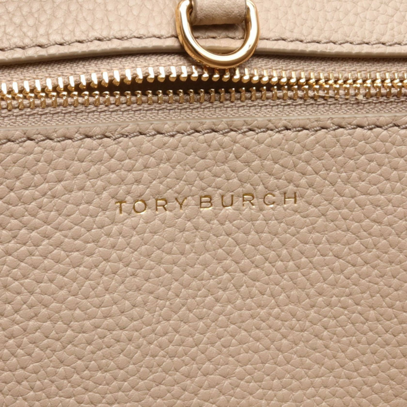 Tory Burch MCGRAW 托特包款單肩包 152221200 皮革米色新款女款-3