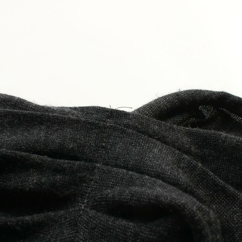Valentino 羊毛開襟衫 羊毛 絲綢 羊絨 灰色 二手 女款 尺寸 S-8