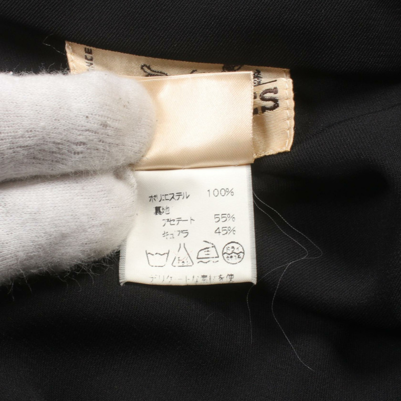 HERMES 洋裝 聚酯纖維 黑色 二手 女款 40 碼-3