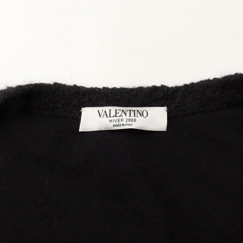 Valentino 開襟衫 尼龍、聚氨酯 黑色 二手 女士-2