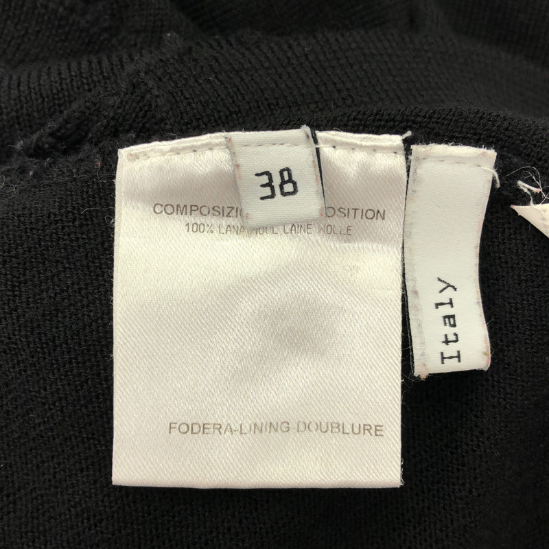 BALENCIAGA 開襟衫 羊毛開襟衫 黑色 二手 女款-5