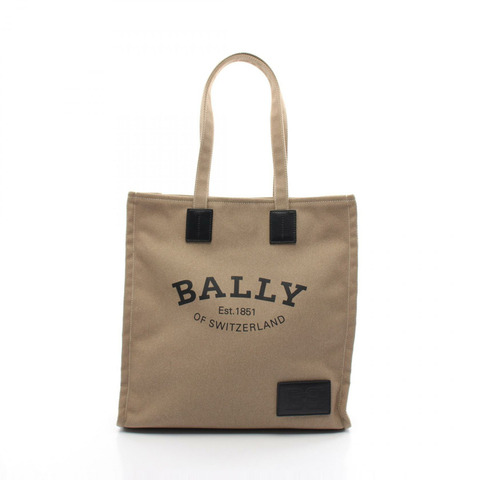 BALLY CRYSTALIA.ST 手提包 帆布 綠色 二手 女士 標誌