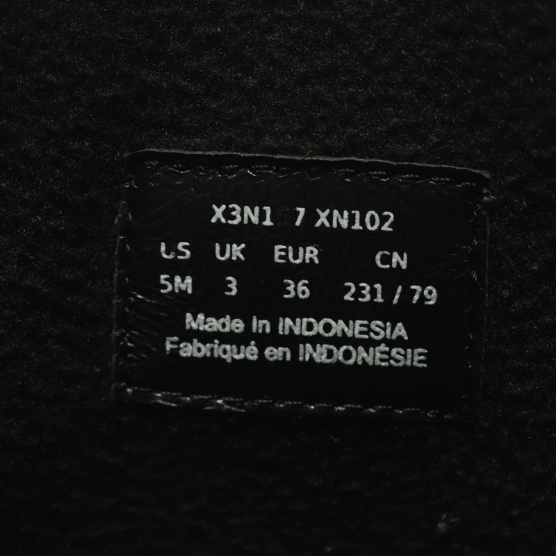 Emporio Armani 靴子 X3N157 布料黑色二手女士-5