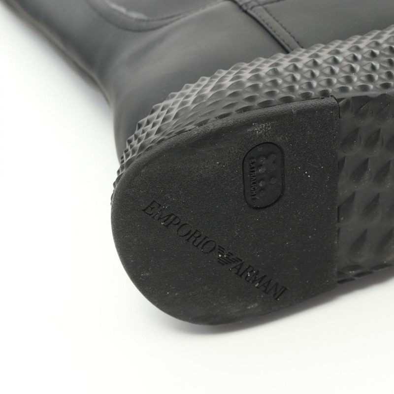 Emporio Armani 靴子 X3N157 布料黑色二手女士-7