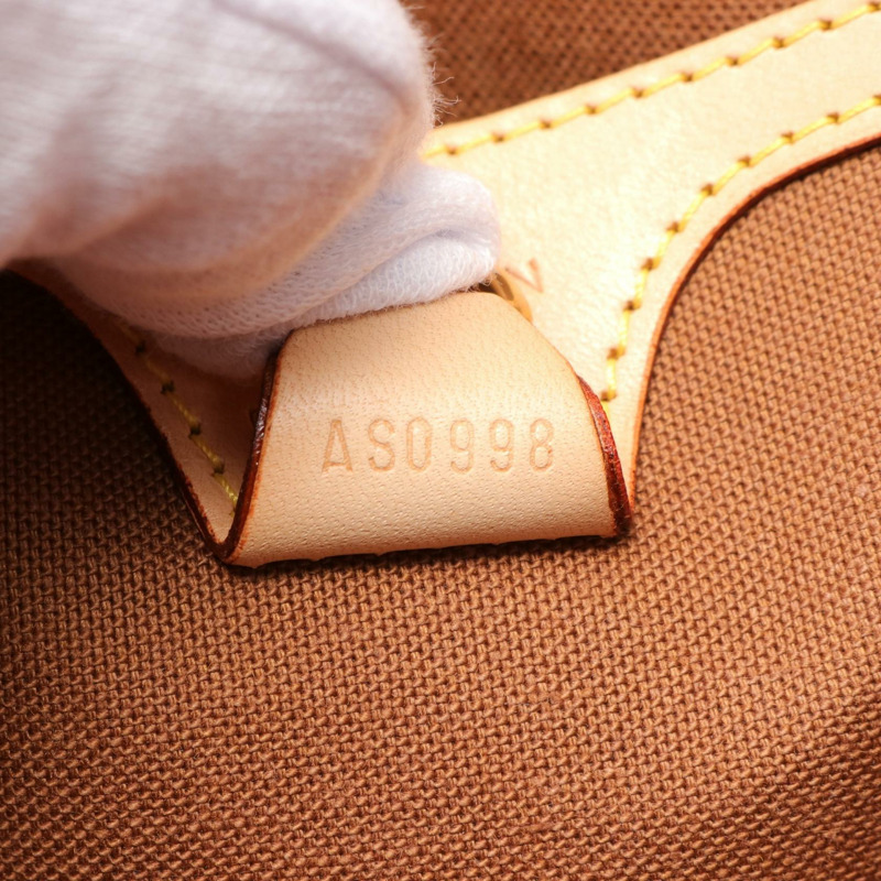 LOUIS VUITTON Ellipse MM 手提包 M51126 Monogram 帆布皮革棕色二手-4