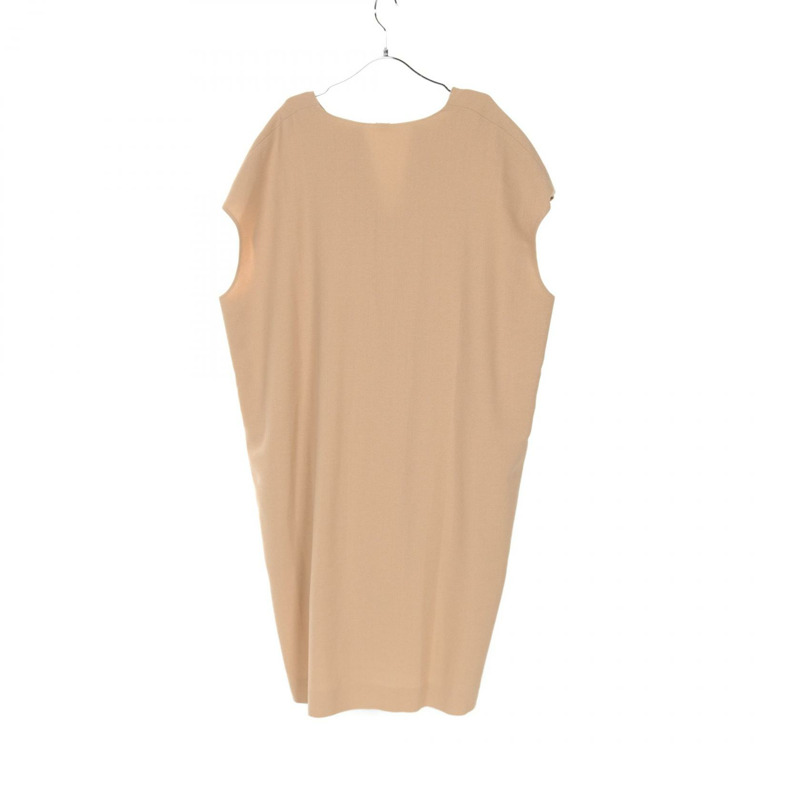 愛馬仕棕色羊毛連身裙，二手女款 #42-1