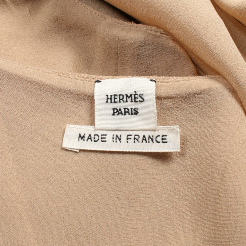 愛馬仕棕色羊毛連身裙，二手女款 #42-2