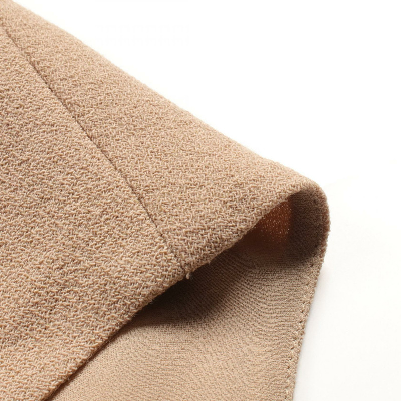 愛馬仕棕色羊毛連身裙，二手女款 #42-7