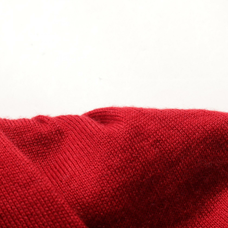 CHANEL 針織毛衣 R29561K00208 羊絨絲綢紅色二手女款 42 碼-8